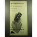 1958 Yardley Deodorant Stick for Men Advertisement - Handiest