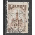 BRAZIL 1949 OURO FINO FOUNDING 200 YEARS USED 60Cr