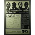 1960 Atlantic Records Ad - Third Stream Music The Modern Jazz Quartet & Guests