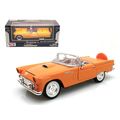 1956 Ford Thunderbird Orange 1/24 Diecast Car M...