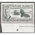 Falkland Islands 1952 SG184 10/- Grey Unmounted...