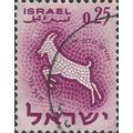 ISRAEL, Zodiac, Capricorn, violet 1961, 0.25Lir...
