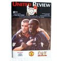 2000 programme Manchester United v. West Ham Un...