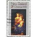 NEW ZEALAND, CHRISTMAS, Madonna & Child, Murillo, grey 1972, 3c, #5