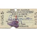 S.R. Edmondson Ticket - Guildford to Badminton