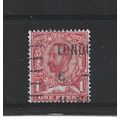 GB.SG327 1d Scarlet.Fine Used.Jun25g