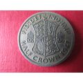 1947 GEORGE VI HALFCROWN FREE POST. (ed) a. AAB