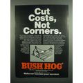 1984 Bush Hog Squealer Rotary Cutter Ad - Cut Costs
