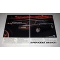 1984 Peugeot 505 GTI Car Ad - Executive Decisions!