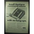 1984 NEC Ansafone E-616 Telephone Ad - Small-Business