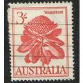 Australia 1959 Definitive Issue 3/- Scarlet SG3...