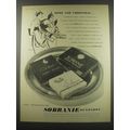 1957 Sobranie Cigarettes Ad - Home for Christmas