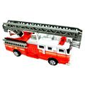Red Fire Engine Ladder Truck Die Cast Metal Col...