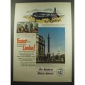 1949 Pan American World Airways Ad - Fastest mo...