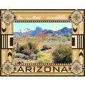 Arizona Southwestern Style Laser Engraved Wood ...