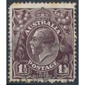 KGV: 1½d Black Brown - Australia 1918 - FH - SG...