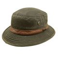 MJM Distressed Weathered Cotton Leather-Look Su...