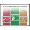 AUS 1982 'COMMONWEALTH GAMES' M/S FINE USED (EB...