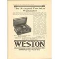 weston electrical instrument co 1923 precision ...