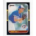 1987 Donruss Jimmy Key baseball card #244 –Blue...