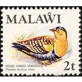 Malawi QEII 1975 2t Double Band Sandgrouse Moun...