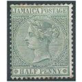 Jamaica 1885 SG16 1/2d Yellow-Green Mounted Min...