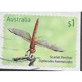 AUS 2017 $1.00 (S/A) 'DRAGONFLIES -SCARLET' (ON...