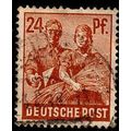 Germany 1947 Farming 24Pfg Used Stamp