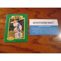 1987 All Time Greats, Autograph Card w/COA, JOE...