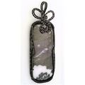 Medicine Bow Agate Black Copper Wire Wrap Gemst...