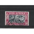 SouthAfrica.SG80 1d Wagon Wheel.Afrikaans Inscr...