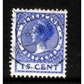 NETHERLANDS 1924 SG 320A 15c BLUE FINE USED #6