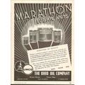OHIO OIL COMPANY 1937 Linco Marathon Lubricants...