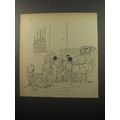 1950 Cartoon by Alain (Daniel Brustlein)
