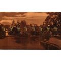 Lake in Victoria Park, Bath, Somerset, Delittle...