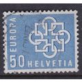 Switzerland 1959 Europa 50c Fine Used SG 607 VGC