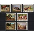 Hungary Animal Paintings Horses Dogs 7v 1979 MN...