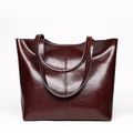 Women Genuine Leather Handbags Tote Purse Shoul...