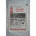 1984 programme Fleetwood Town v. Congleton Town