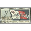 Malta 1969 - SG423 - 5d black/red/gold - Flag O...