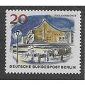 BERLIN - 1965 M/M 20pf 'NEW BERLIN - PHILHARMON...
