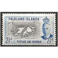 Falkland Islands 1952 SG175 2 1/2d Black & Ligh...