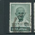 india stamps used sg307 sg 307 gandhi a