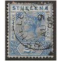St Helena 1896 SG50 2 1/2d Ultramarine Fine Use...