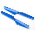TRA6629 TRAXXAS Rotor blade set, blue (2)/ 1.6x...