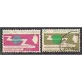 British Guiana 1965 QE2 Set ITU used SG 370-371...