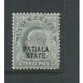 india stamps conventional states sg35 sg 35 pat...
