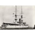 H.M.S. Renown 1895 Battleship Shipping Postcard...