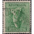 AUSTRALIA, MAMMALS, Koala, green 1956, ½d, #2