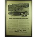 1949 Buick Car Ad - You'll see something wonderful